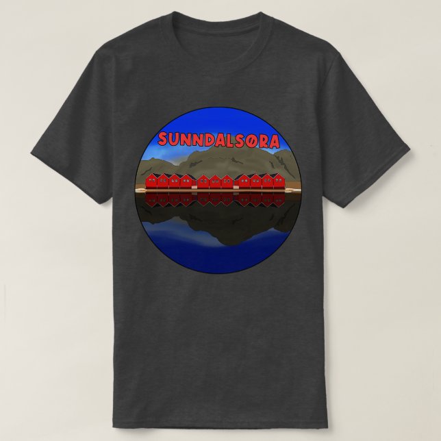 T-shirt Sunndalsra Norvège 1 (Design devant)