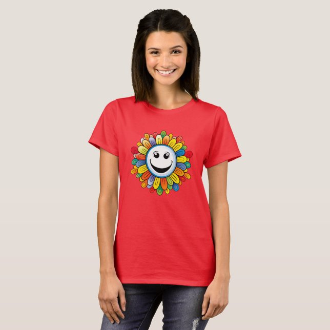 T-shirt Sunny Ray Flower (Devant entier)