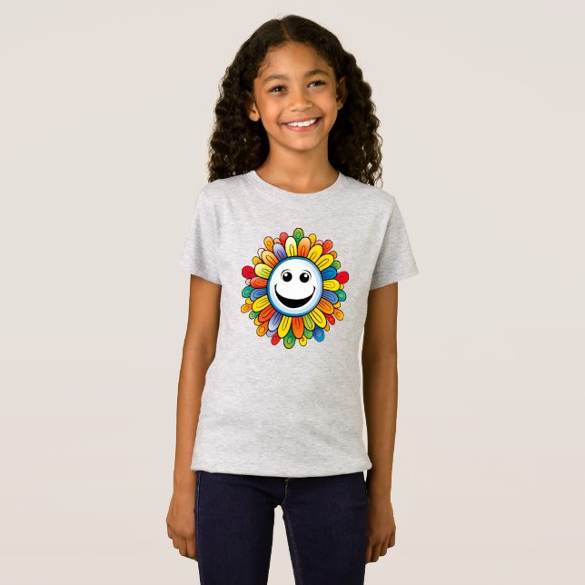 T-Shirt Sunny Ray Flower (Devant entier)