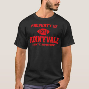 T-shirt Sunnyvale Athletic Dept porté rouge RxTp