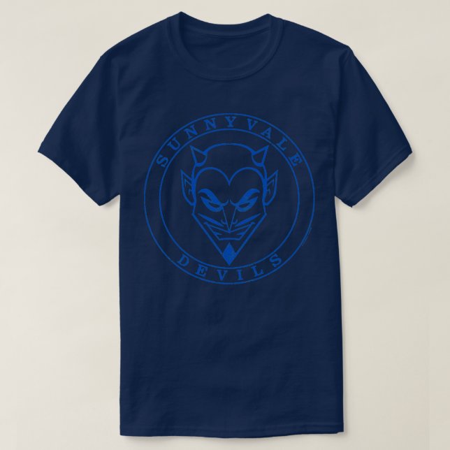 T-shirt Sunnyvale Devils bleu RxTp (Design devant)