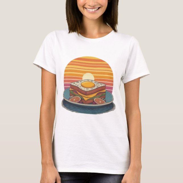 T-shirt Sunrise Breakfast Bliss (Devant)