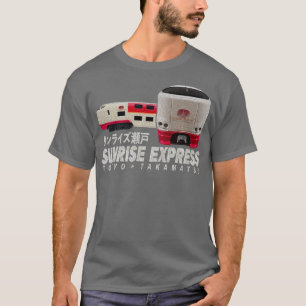 T-shirt Sunrise Epress Train Japon Sunrise Seto Tokyo Taka