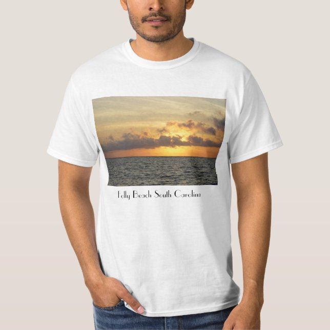 T-shirt Sunrise Glory Folly Beach (Devant)