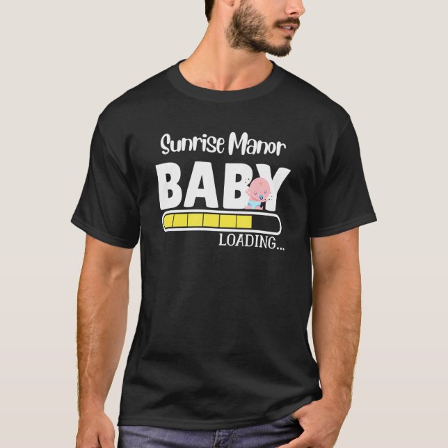 T-shirt Sunrise Manor Native Pride Funny State Baby Parent (Devant)
