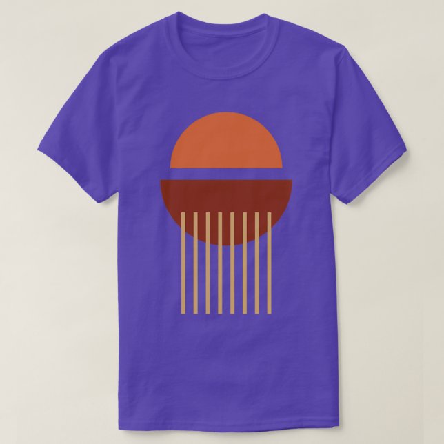 T-shirt Sunrise Orange Red (Design devant)