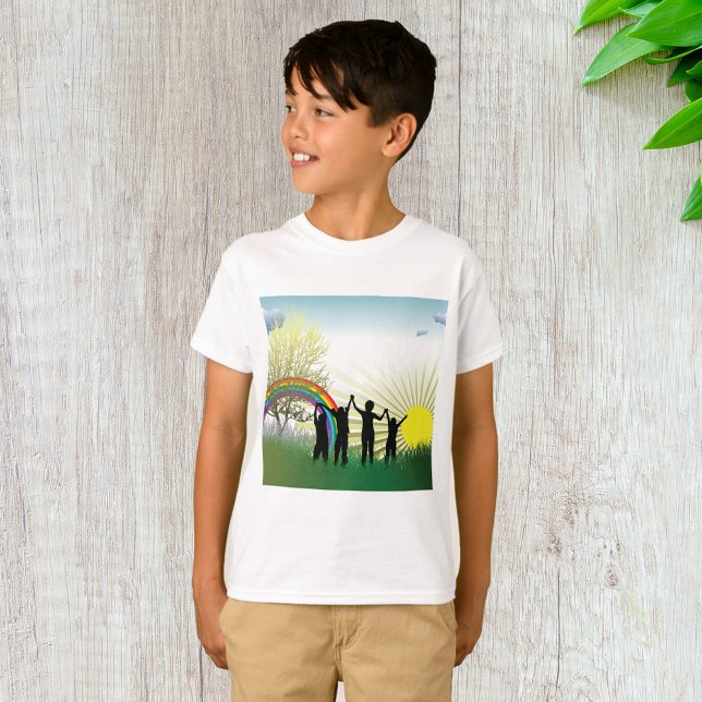T-shirt Sunrise Rainbow Children (Créateur téléchargé)