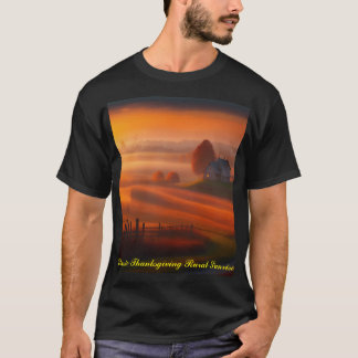 T-shirt Sunrise Rural Thanksgiving classique