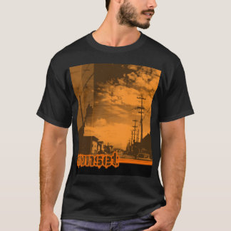 T-shirt sunset7 - sur le noir