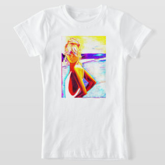 T-Shirt Sunset Beach Girl