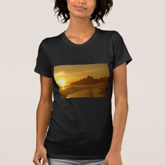 T-shirt Sunset Beach Océan tropical Eau Paix Aimer Sable