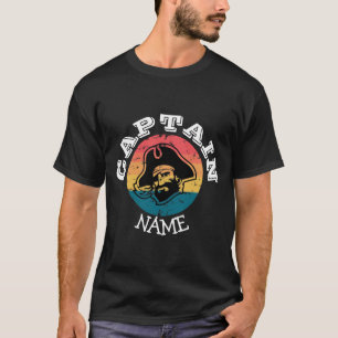 T-Shirt Sunset Black Beard Pirate Party