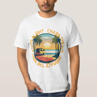 T-shirt Sunset Chase Camper Van Beach