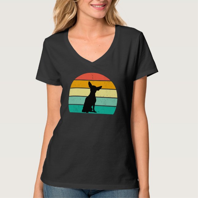T-shirt Sunset Chihuahua (Devant)