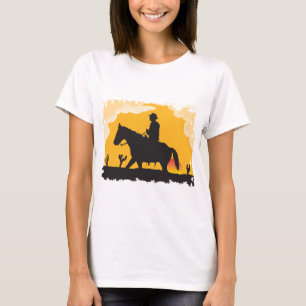 T-shirt Sunset Cowboy