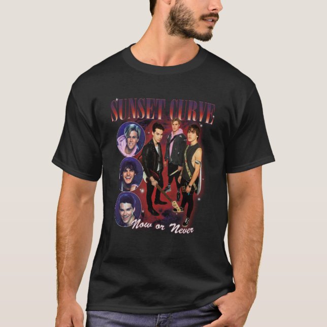 T-shirt Sunset Curve Band Bootleg v.2 (Devant)