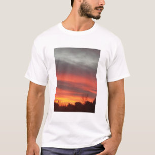 T-shirt Sunset de la Nouvelle Angleterre