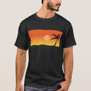 T-shirt Sunset de l'île