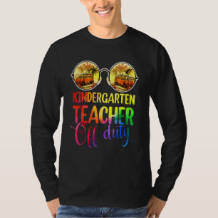 T-shirt Sunset Été maternelle Enseignant hors service Sung
