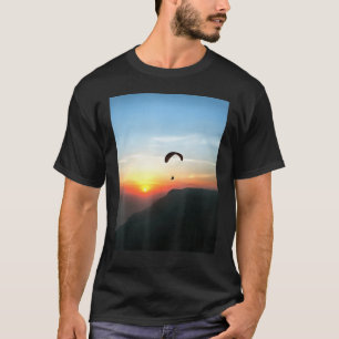 T-shirt Sunset Paraglide Wanderlust Extreme Sport 1