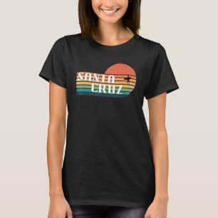 T-shirt Sunset Père Noël Cruz California Surfer dans les a