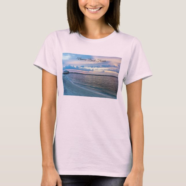 T-Shirt Sunset Père Noël Rosa Navarre (Devant)