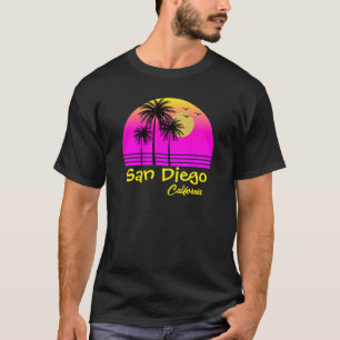 T-shirt Sunset rétro San Diego California