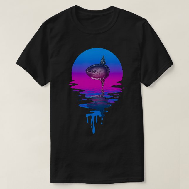 T-shirt Sunset Retro vintage (Design devant)