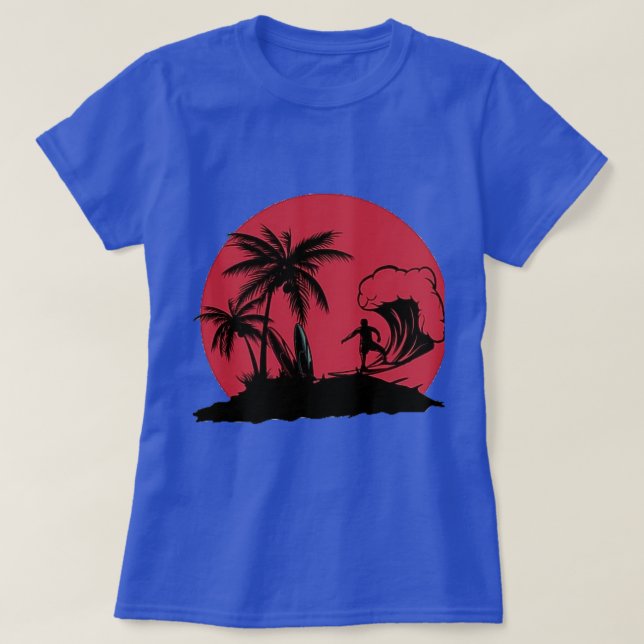 T-shirt Sunset Surf Adventure Tee (Design devant)