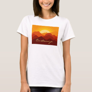 T-shirt Sunset Thunder_Cove des montagnes du désert