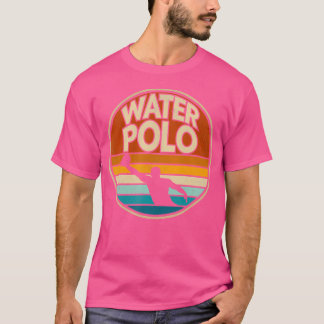 T-shirt Sunset Waterpolo Game Training Funny Water Polo Pl