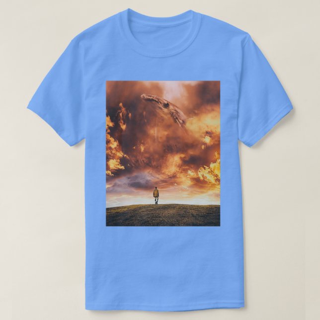 T-shirt Sunset Whale 4 (Design devant)