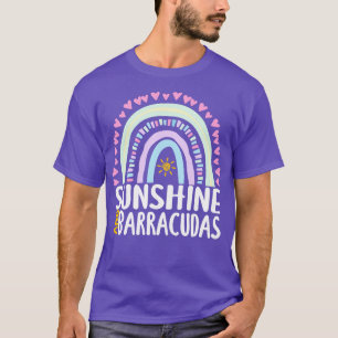 T-shirt Sunshine and Barracudas mignon cadeau arc-en-ciel