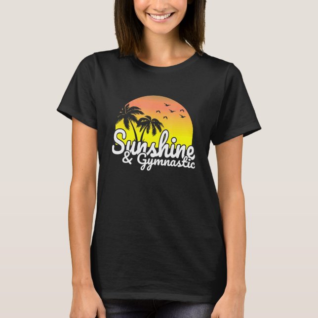 T-shirt Sunshine and Gymnastic Acrobatics For Motivation (Devant)