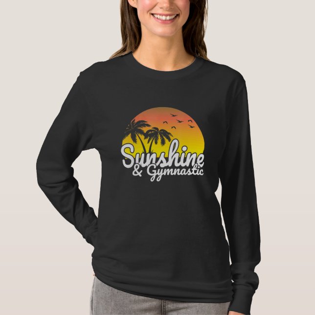T-shirt Sunshine and Gymnastic Acrobatics For Motivation (Devant)