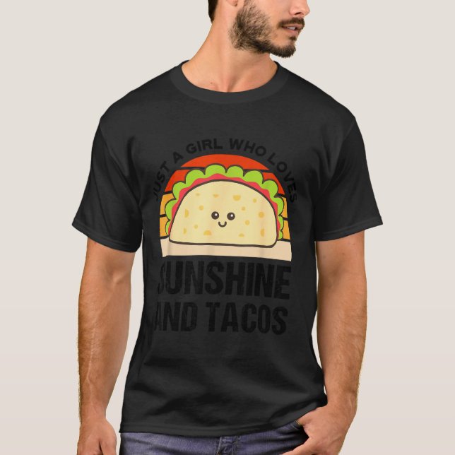 T-shirt Sunshine and taco cinco de mayo fiesta mexican (Devant)