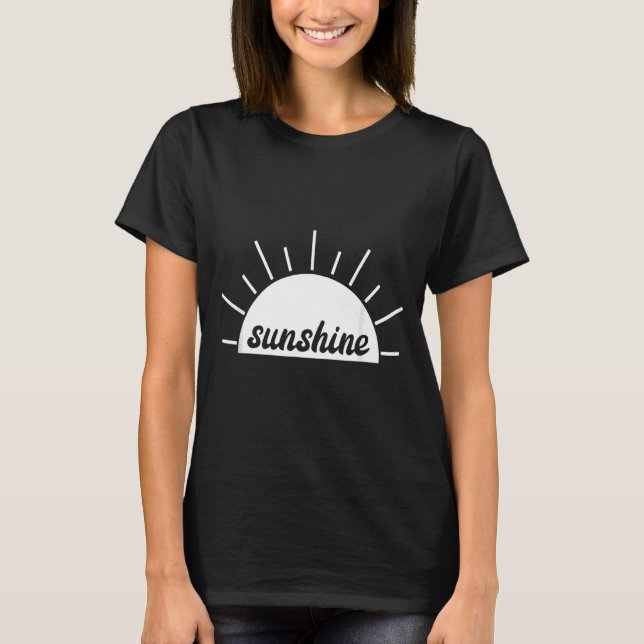 T-shirt Sunshine Beach Vacation Sable Et Sun Beach Vacance (Devant)
