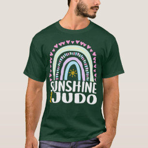T-shirt Sunshine et Judo Cute Rainbow Cadeau pour les femm