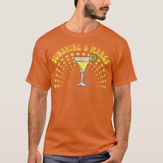 T-shirt Sunshine et Margaritas été été été été été Di