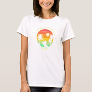 T-shirt Sunshine Pill Venise Été Floride Plage tropicale
