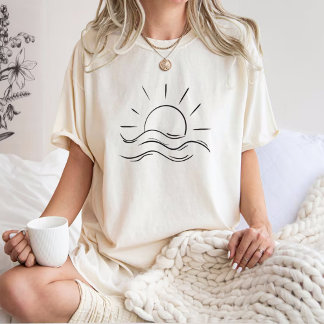 T-shirt Sunshine Positive Vibes Summer