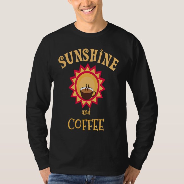 T-shirt Sunshine Summer Graphic Coffee Holiday (Devant)