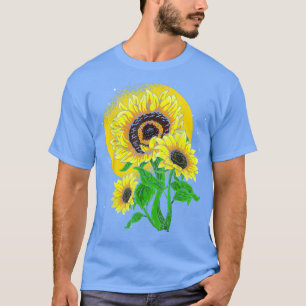 T-shirt Sunshine Tournesol Botanique Jardin Fleurie