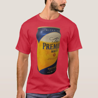 T-shirt Suntory Premium Malts Garçon de bière japonaise