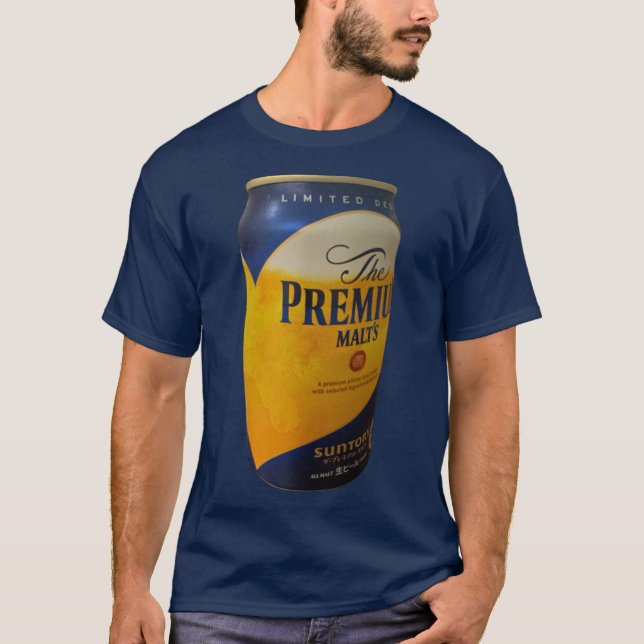 T-shirt Suntory Premium Malts Japanesr Beer (Devant)