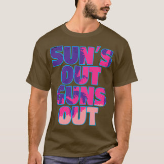 T-shirt SUNx27S OUT GUNS OUT Outline