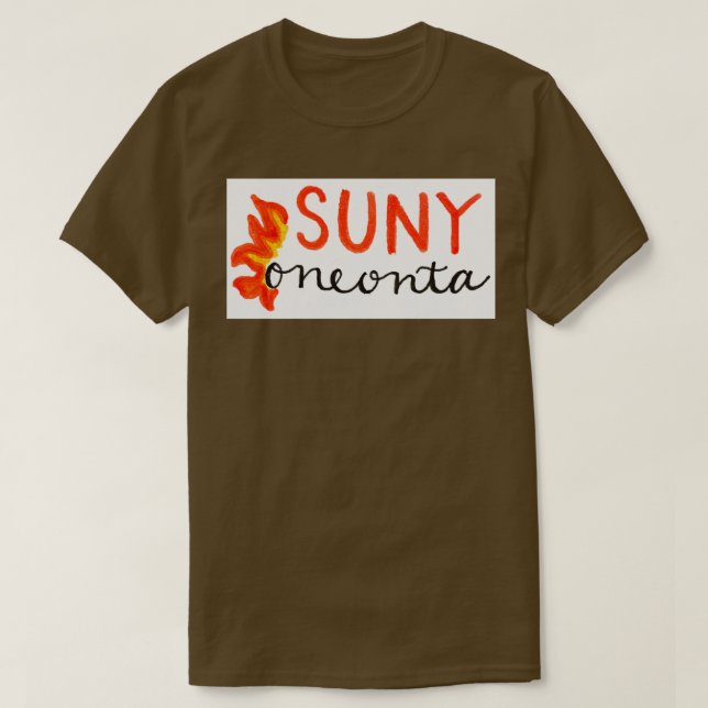 T-shirt SUNY Oneonta (Design devant)