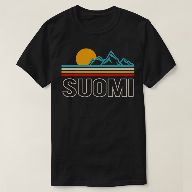 T-shirt suomi finlandais (Design devant)