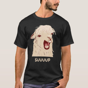 T-shirt Sup No Drama Llama Alpaca Animal Hommes Femmes Enf