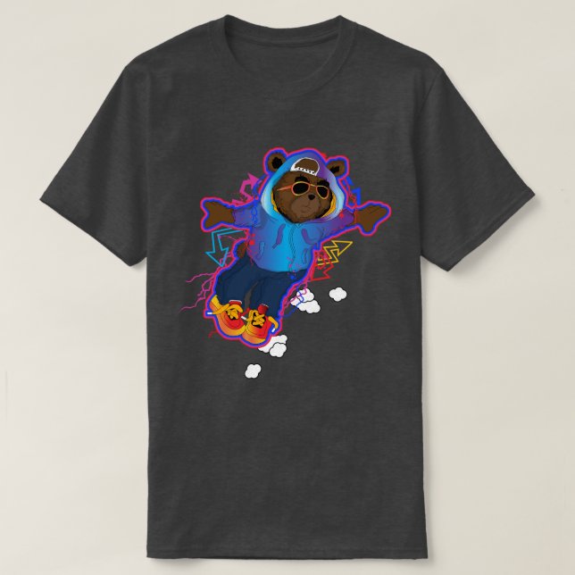 T-shirt Supa Dupa Ours Volant (Design devant)